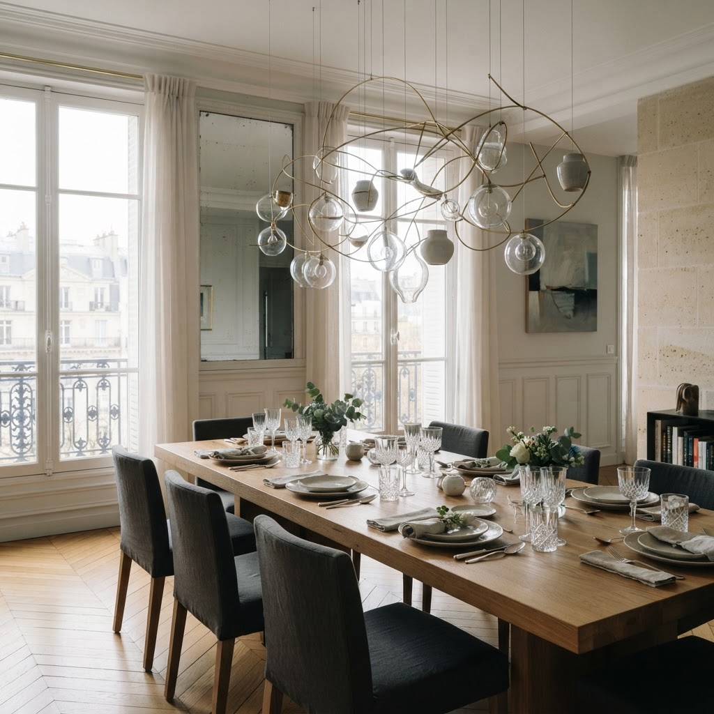 Élégance en Suspension : L'Art des Pièces de Décoration à Table