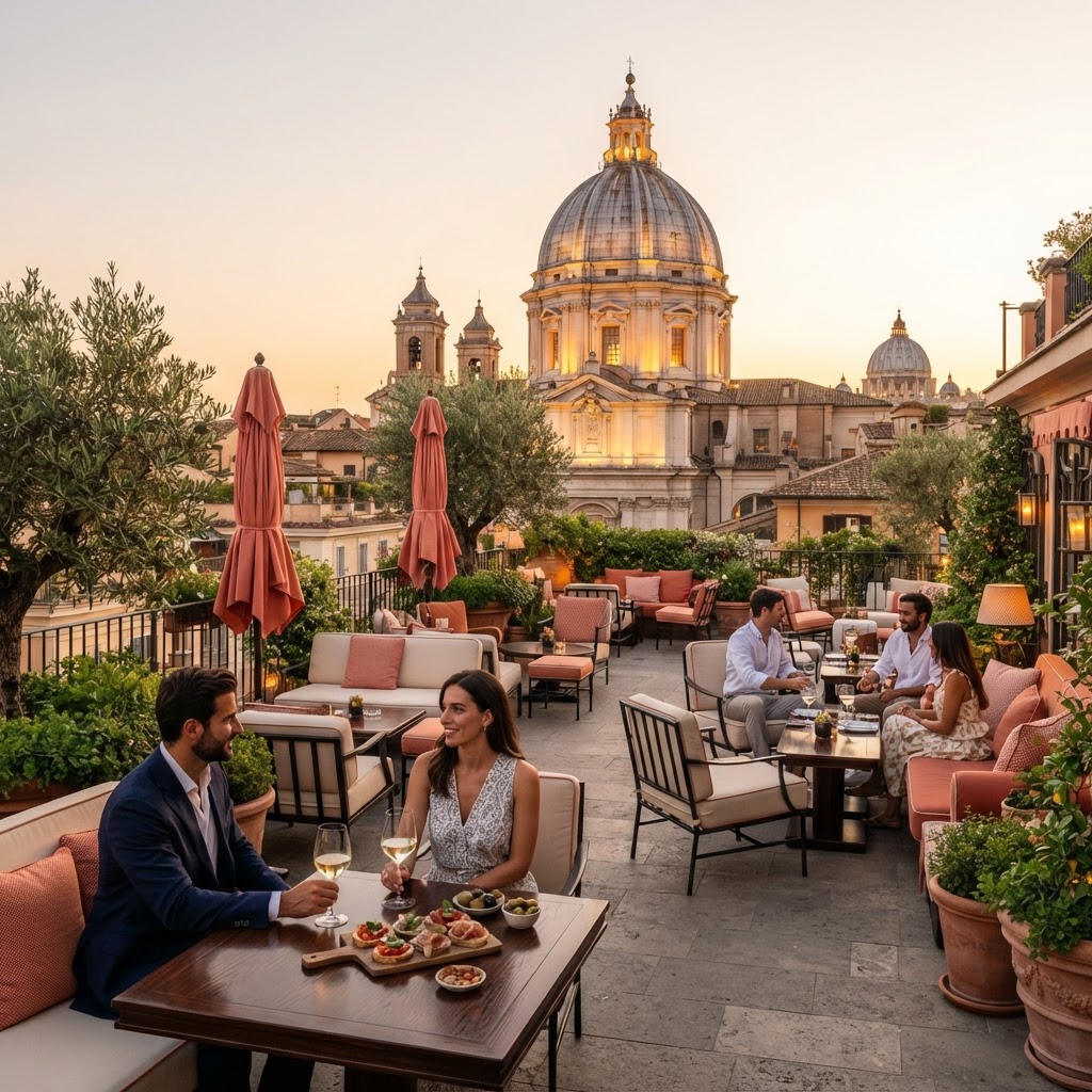 La Terrazza del Cesàri - Un rooftop d'exception au cœur de Rome