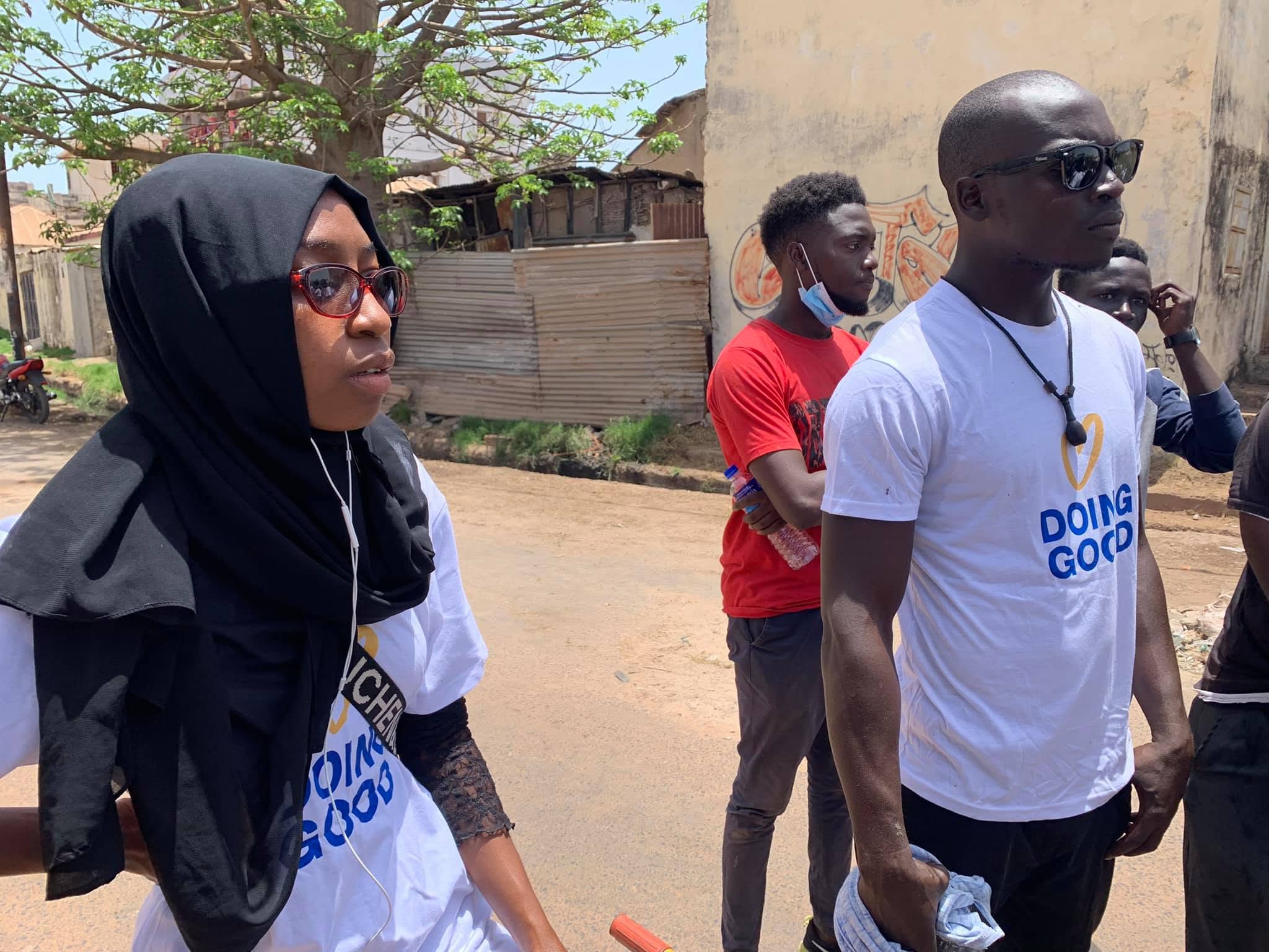 Ambassadors with their gear