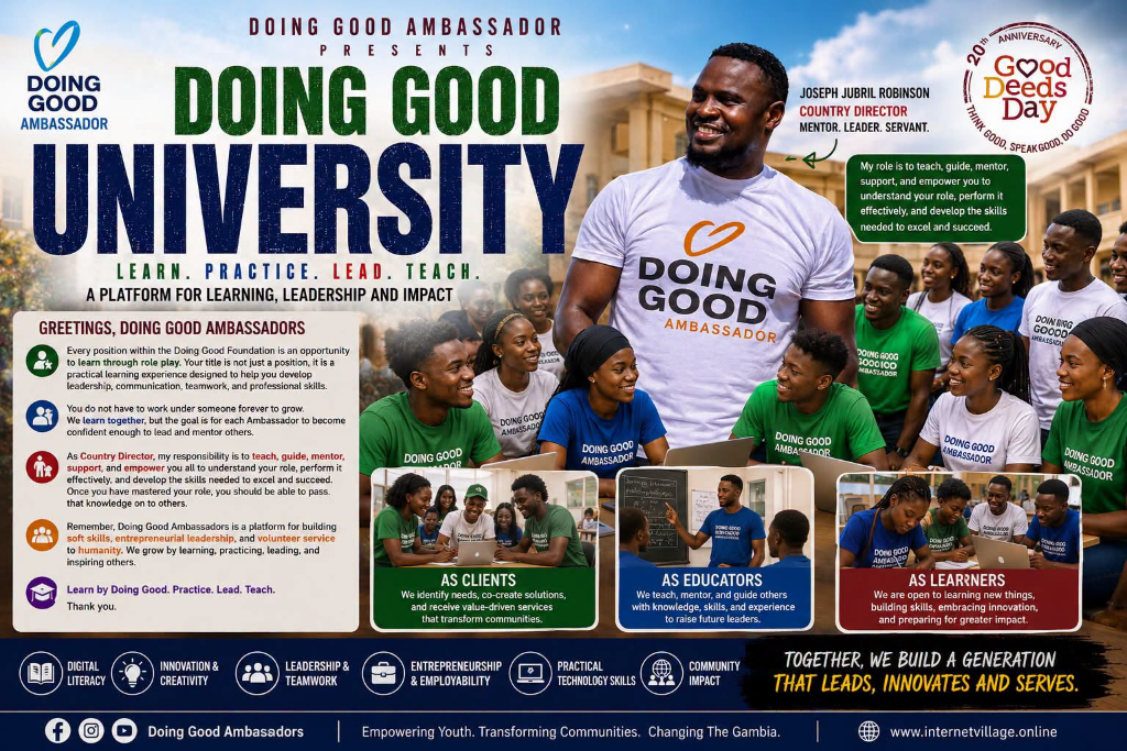 Doing Good Ambassadors with Joseph Jubril Robinson