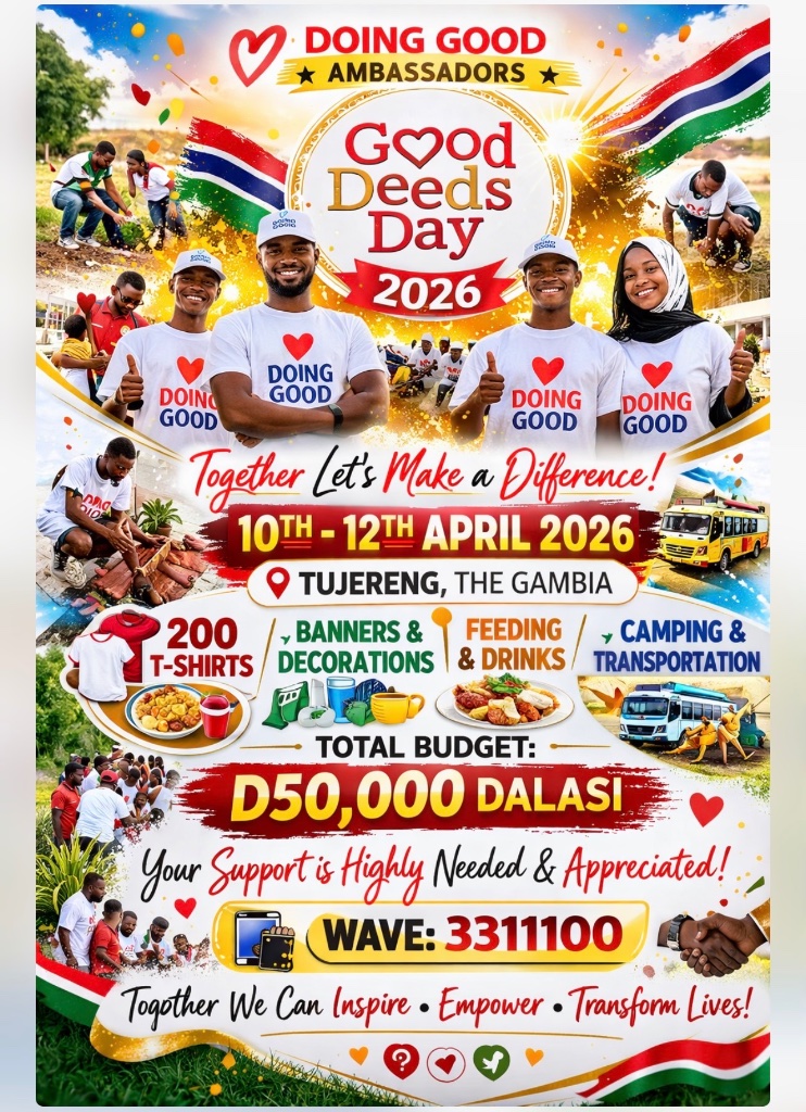 Good Deeds Day Gambia 2026