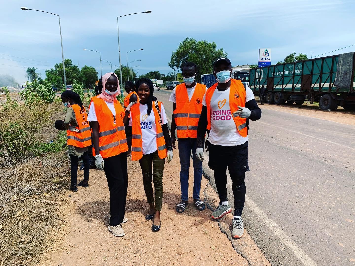 Ambassadors in high-vis vests