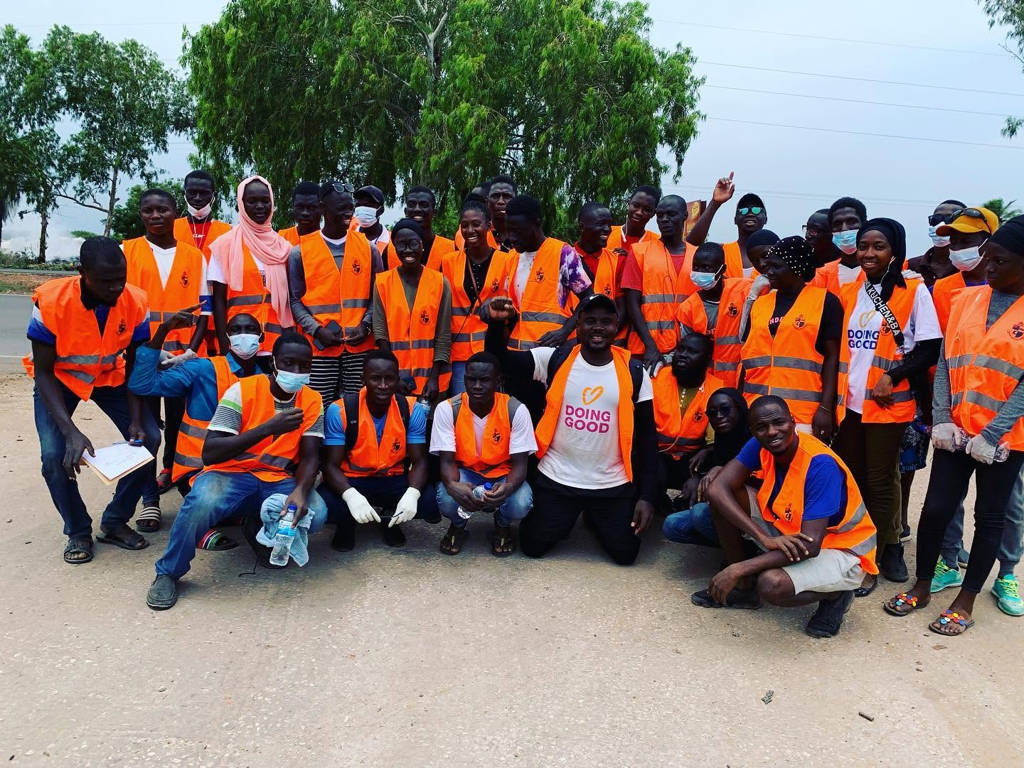 Group photo after a hard day's work