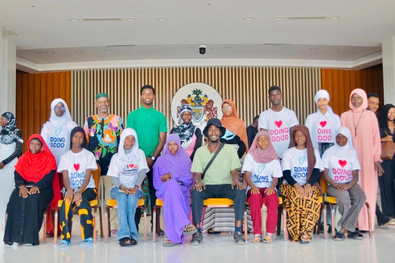 Group photo at the State House