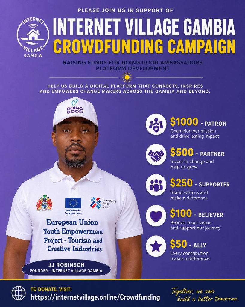 Internet Village Gambia Crowdfunding Campaign