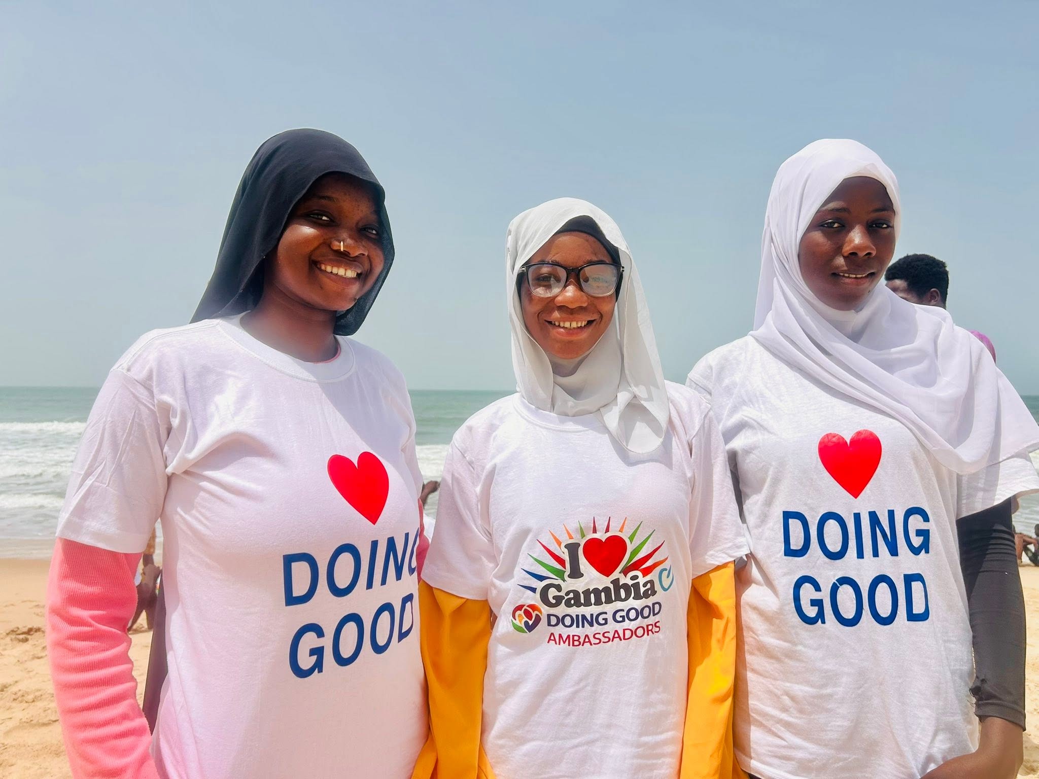 Ambassador fist raised in Banjul