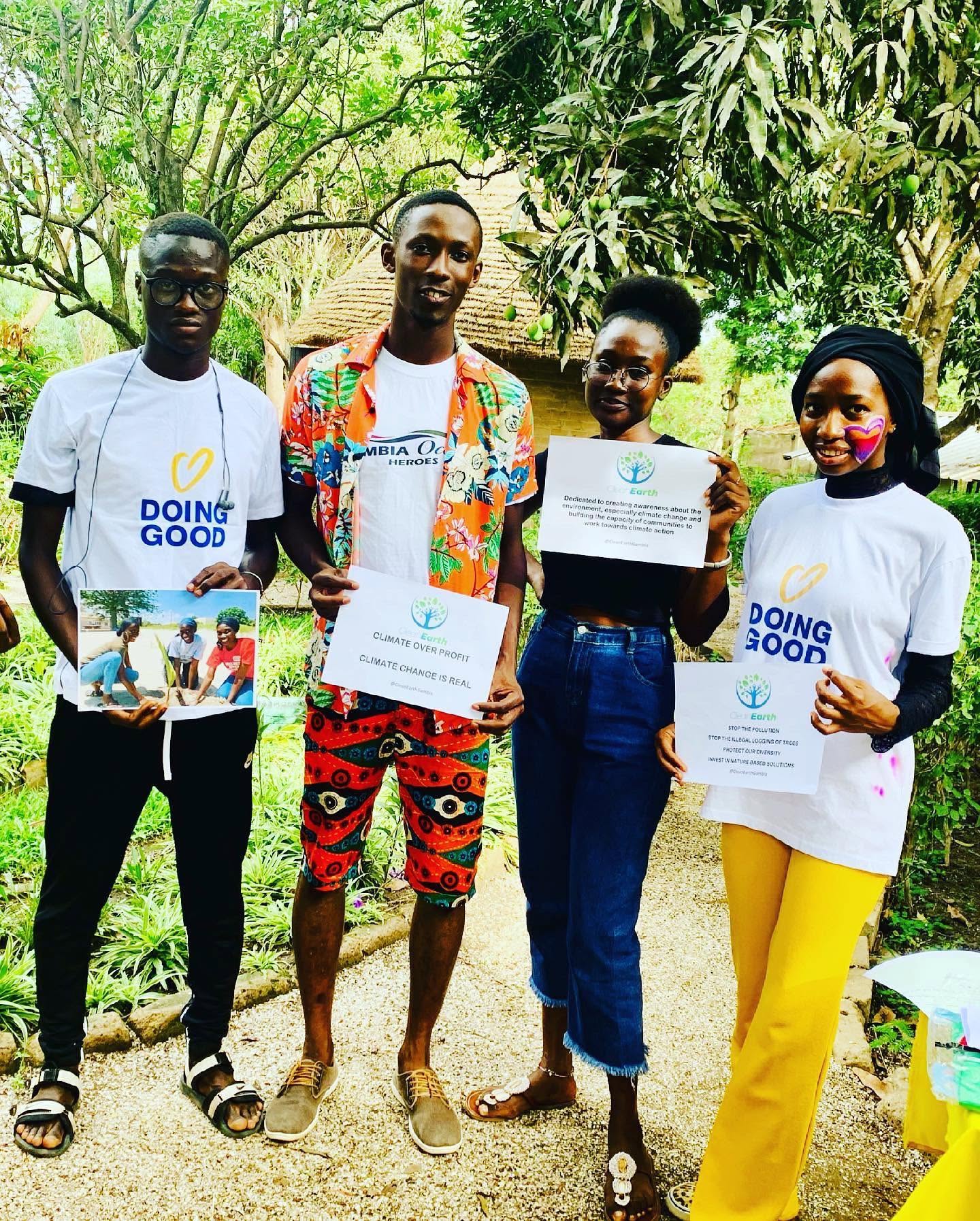 Climate action advocates with Clear Earth