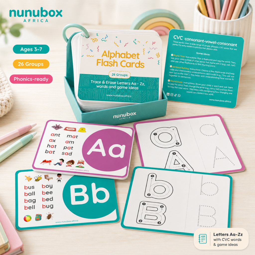 Alphabet Flash Cards (26 Groups)