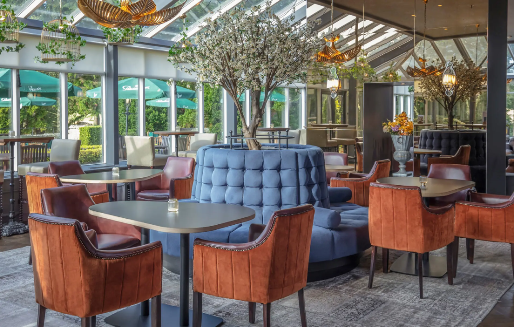 Slaley Hall conservatory restaurant
