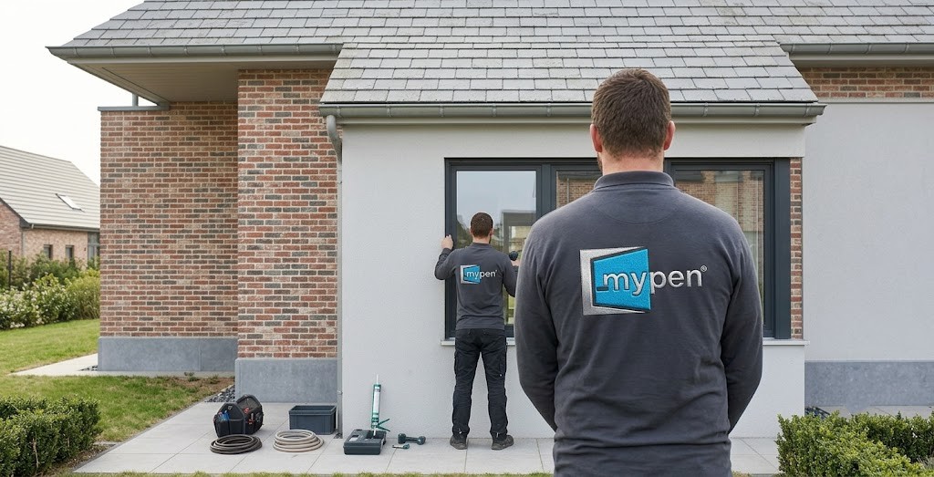 MYPEN installatieteam aan het werk