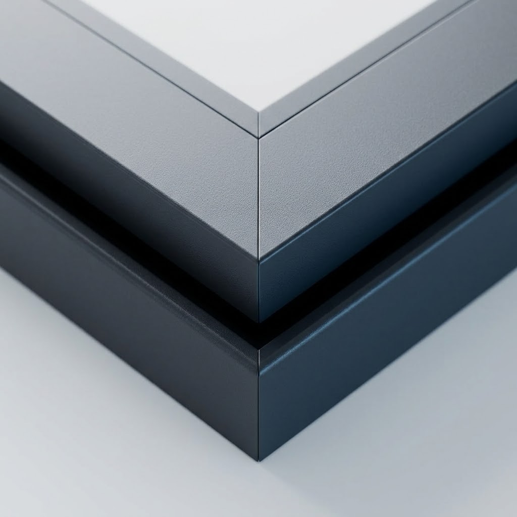 Detail aluminium profiel
