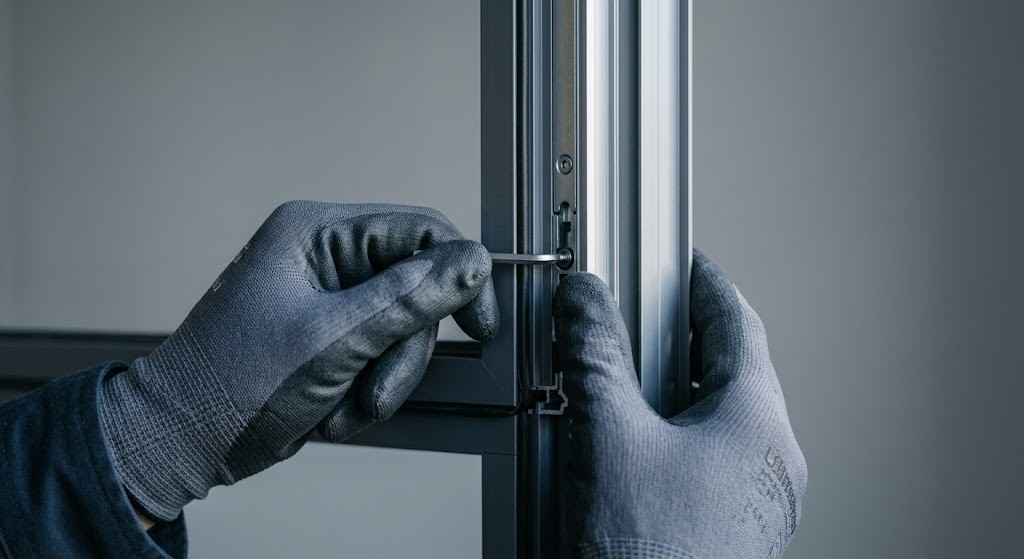 Vakkundige installatie van een aluminium schuifdeur mechanisme