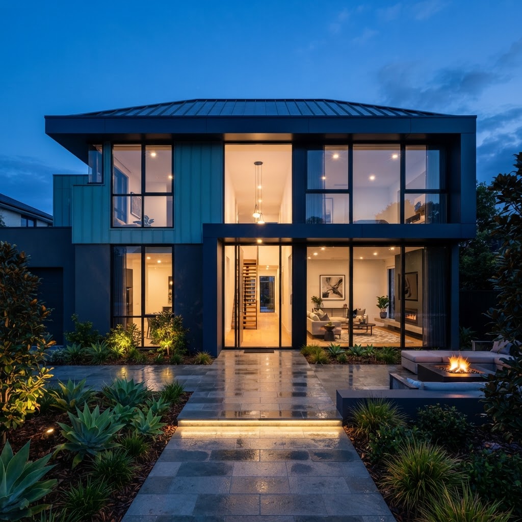 Moderne woning met MYPEN ramen