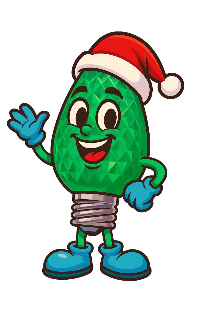 Wattson - Peaks Holiday Lighting Mascot