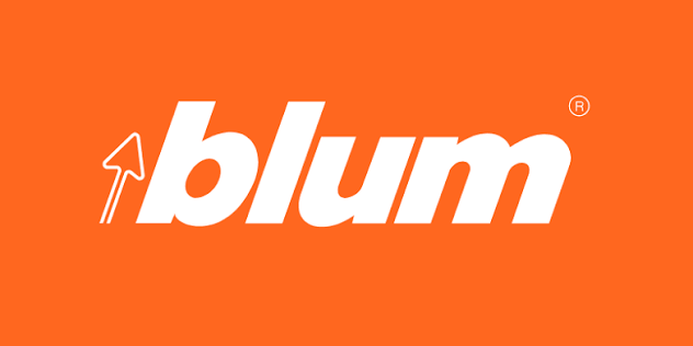 Logo Blum — panty, výsuvy, výklopy