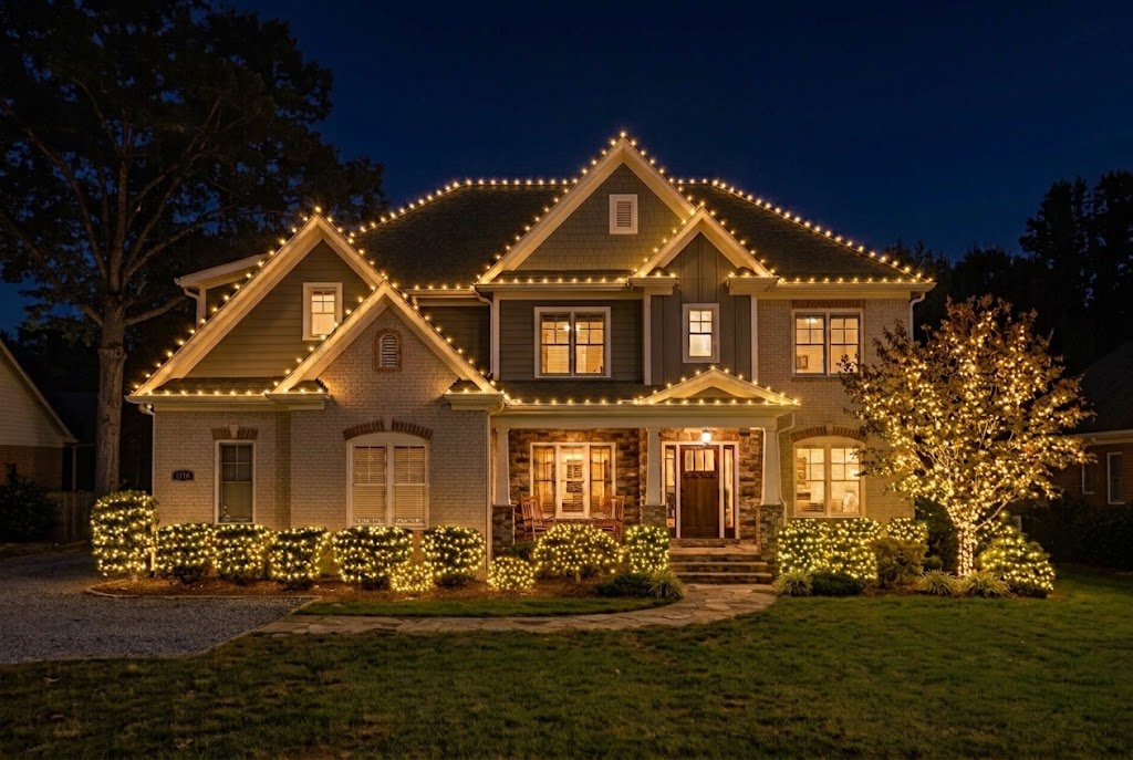After holiday lighting installation