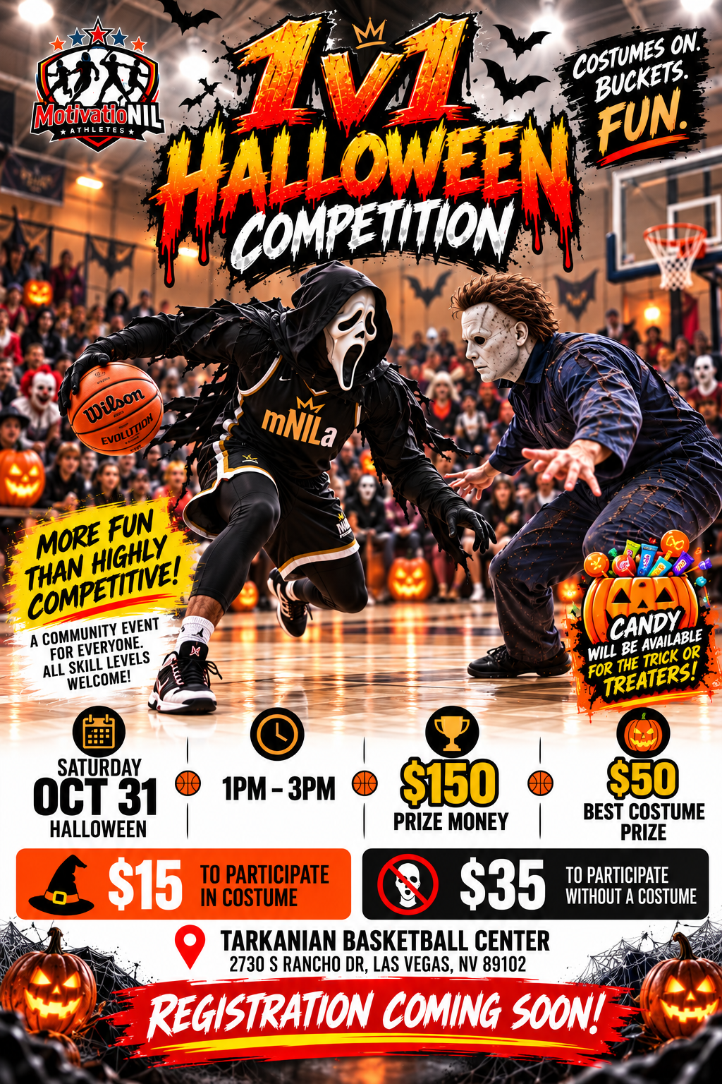 Halloween 1 v 1 Competition - In Costume