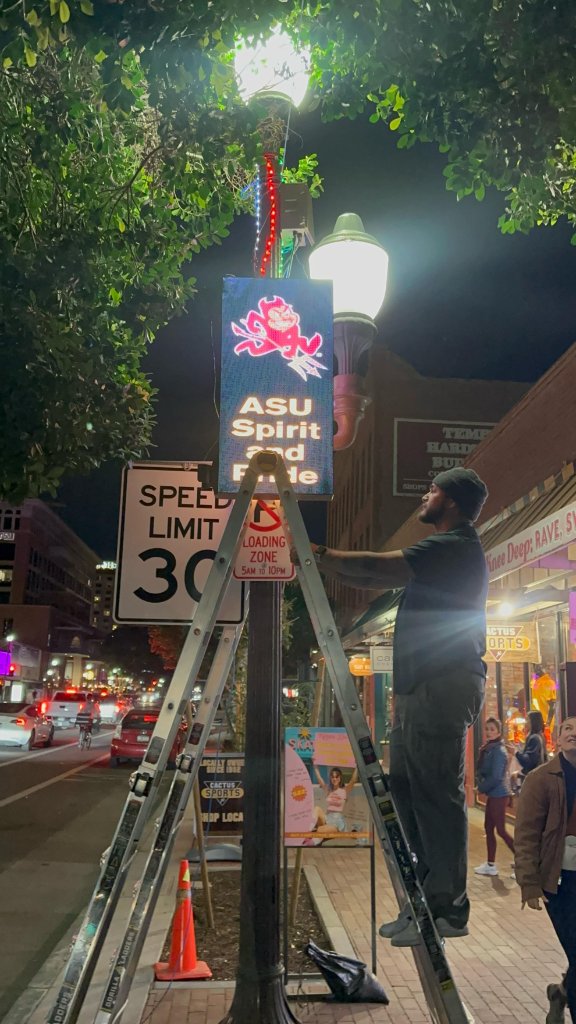 Stardust · ASU Spirit & Pride · LED Street Sign