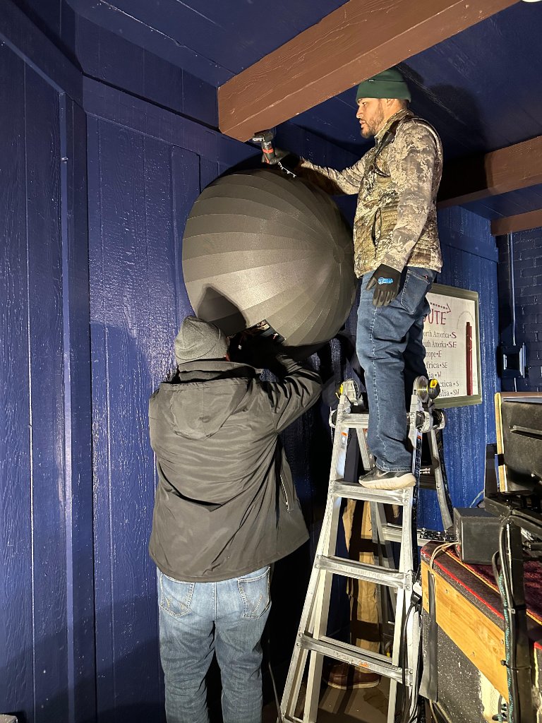 Stardust Build · Ornament Installation