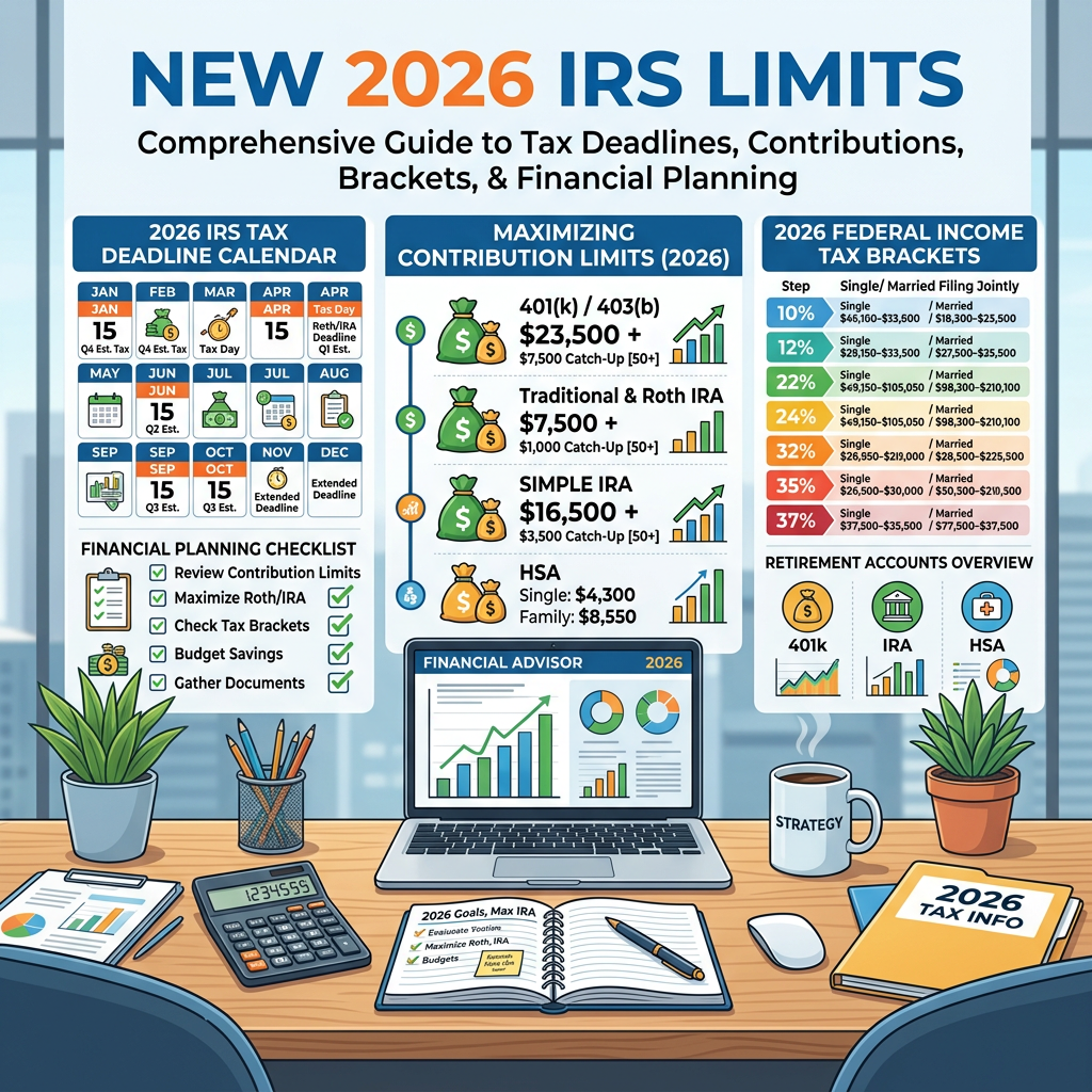 New 2026 IRS Limits: Bigger Breaks, Bigger Planning Opportunities