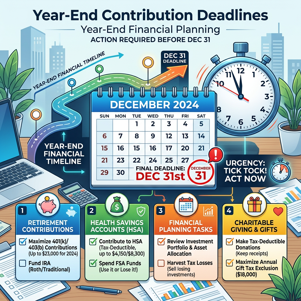 Final Countdown: Your Year-End Contribution and Transaction Deadlines