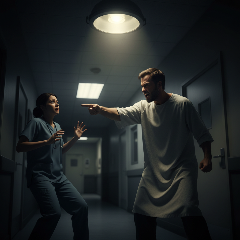 Aggressive patient confrontation