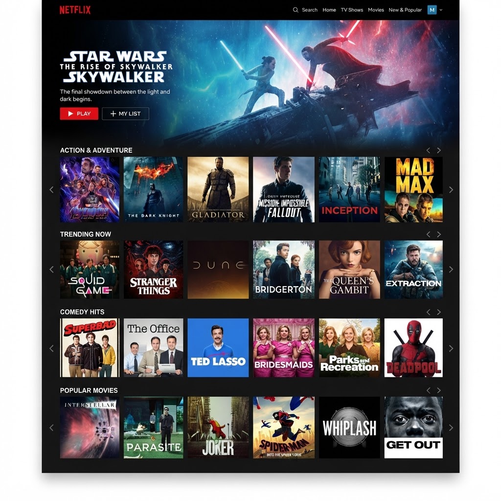 Stream Free Movies Online - Las Vegas web project by Vegas Marketing
