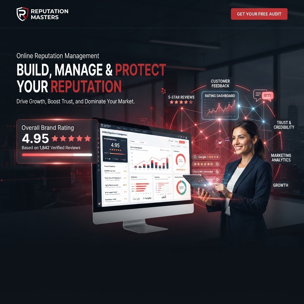 Las Vegas reputation management - 5-star review monitoring by Vegas Marketing