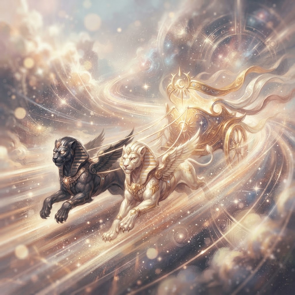 Solana: The Chariot and the Knight of Swords — Speed, Triumph, and the Risk of the Reckless Charge