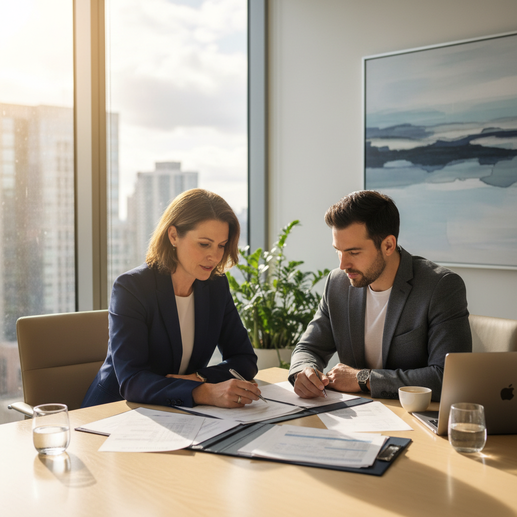 One-on-one financial counselling session