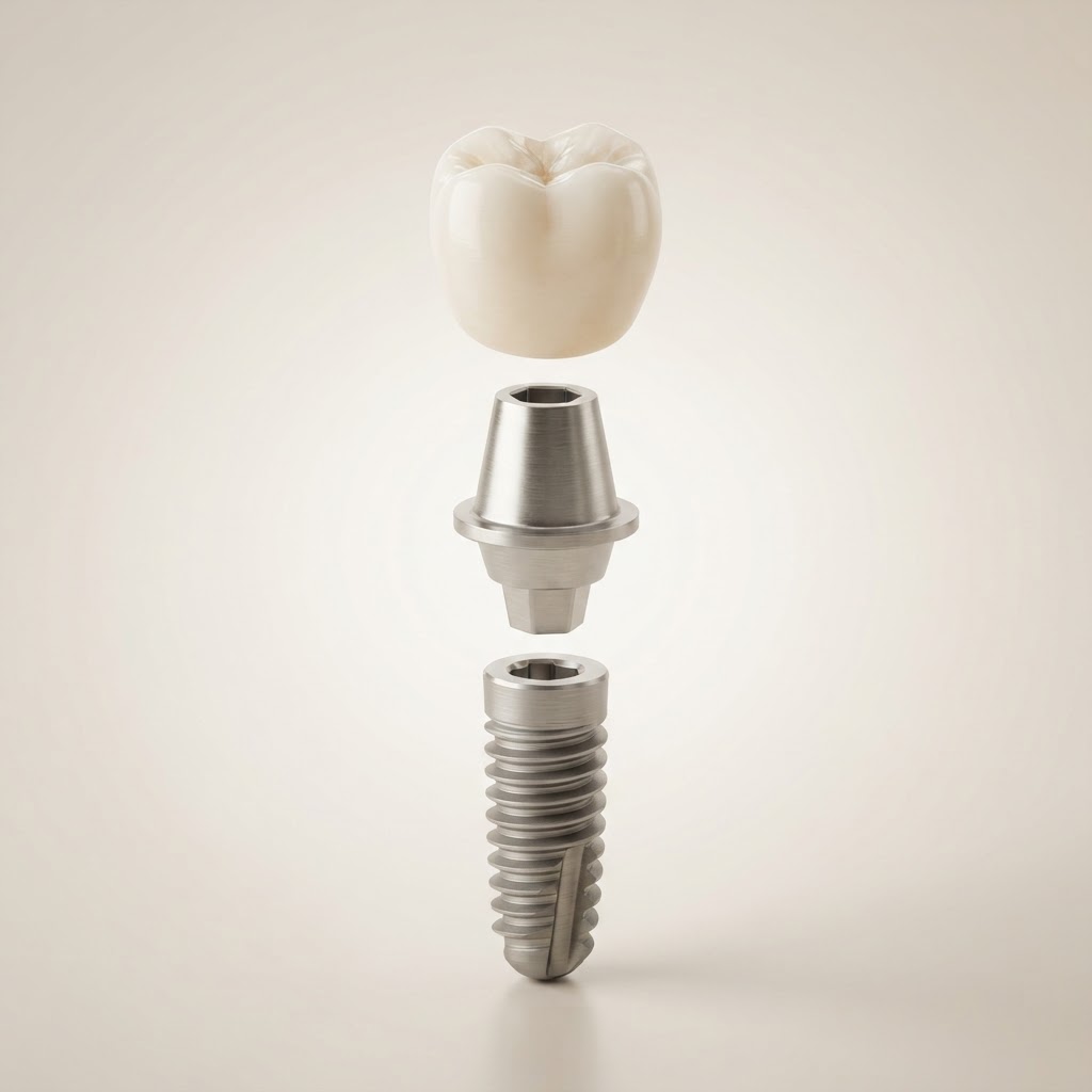 Dental Implants · 3D treatment illustrations, not clinical results.