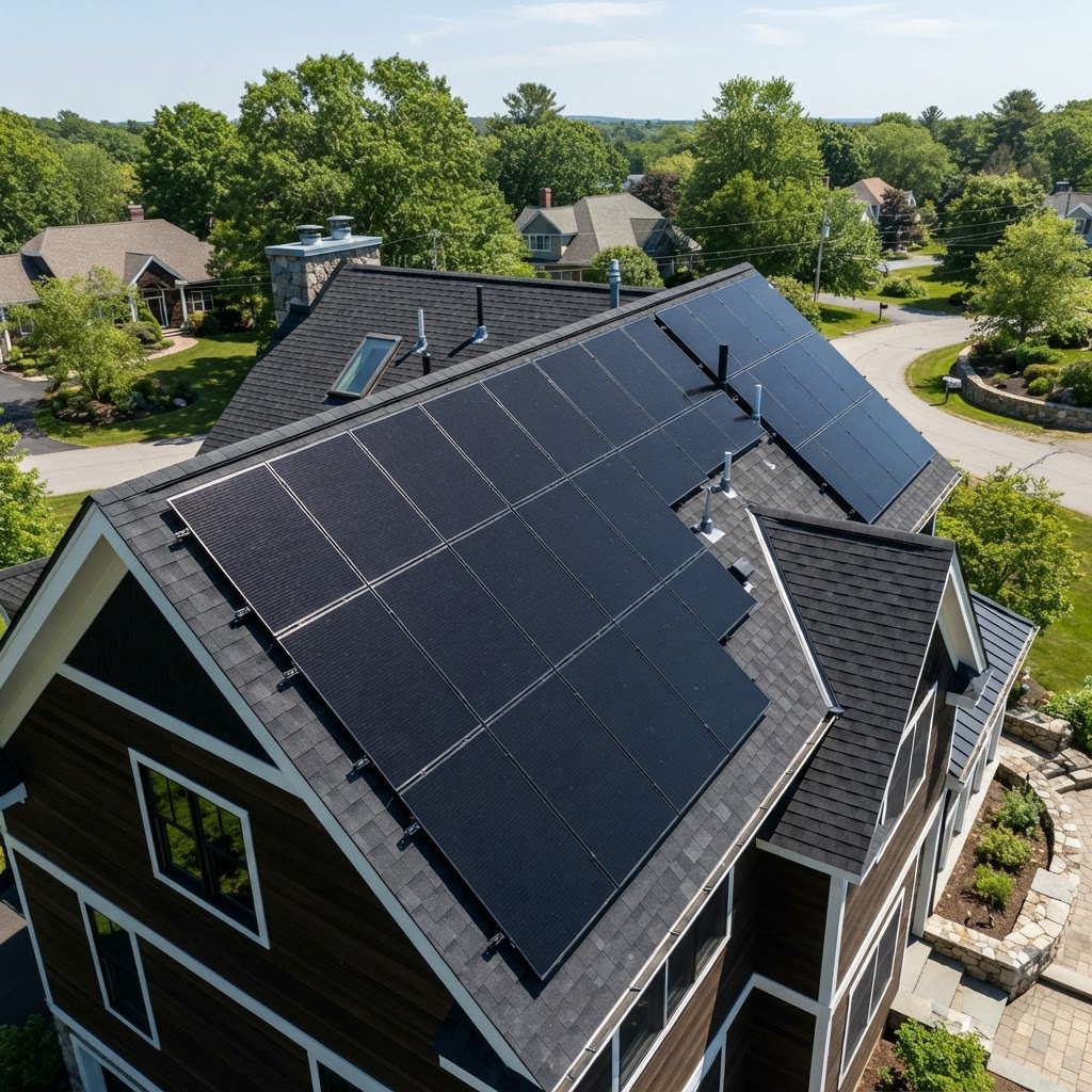 Modern solar home