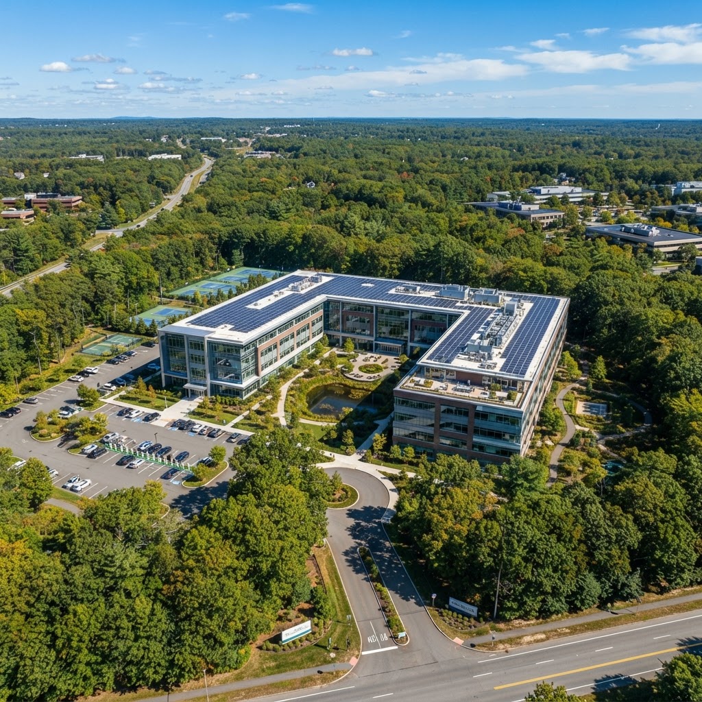 Office building with solar