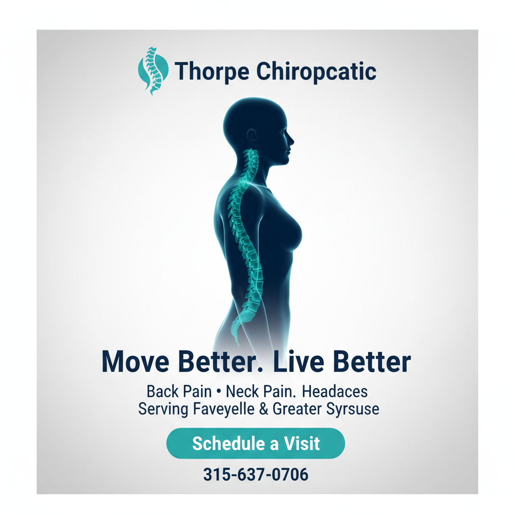 Thorpe Chiropractic – Move Better. Live Better. Schedule a Visit in Fayetteville NY