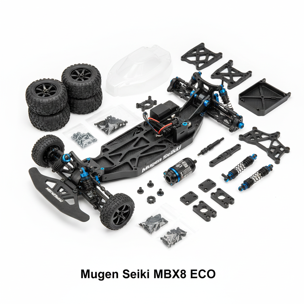Mugen Seiki MBX8R ECO 1/8 4WD Off-Road Electric Buggy Competition Kit