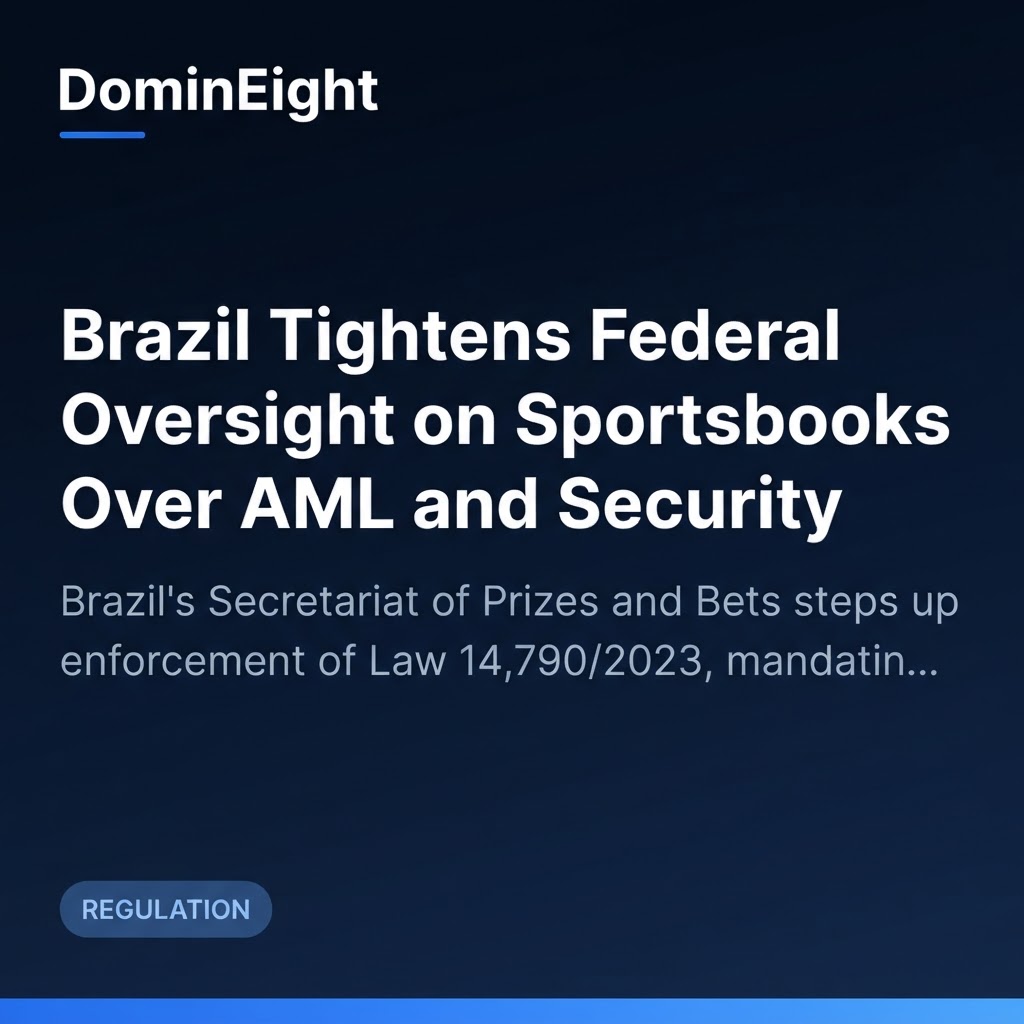 Brasil endurece el control federal sobre casas de apuestas por AML y ciberseguridad