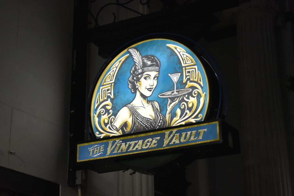 The Vintage Vault Sign
