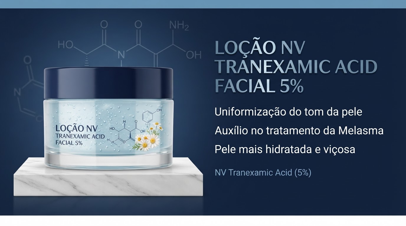 Loção NV Tranexamic Acid, layout Informações