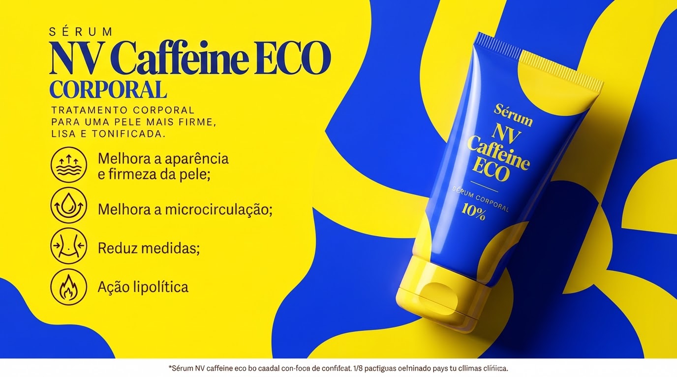 Sérum NV Caffeine ECO, layout Resumo