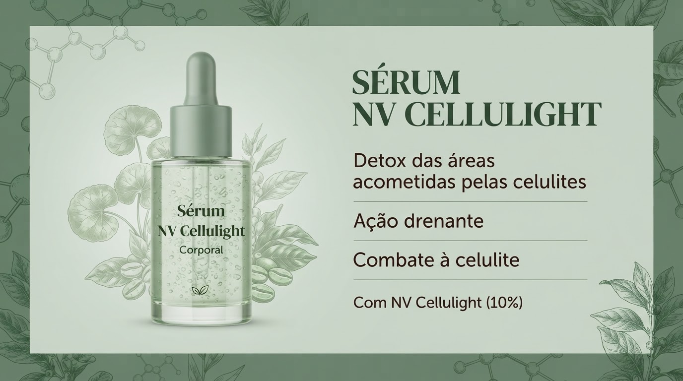 Sérum NV Cellulight, layout Informações