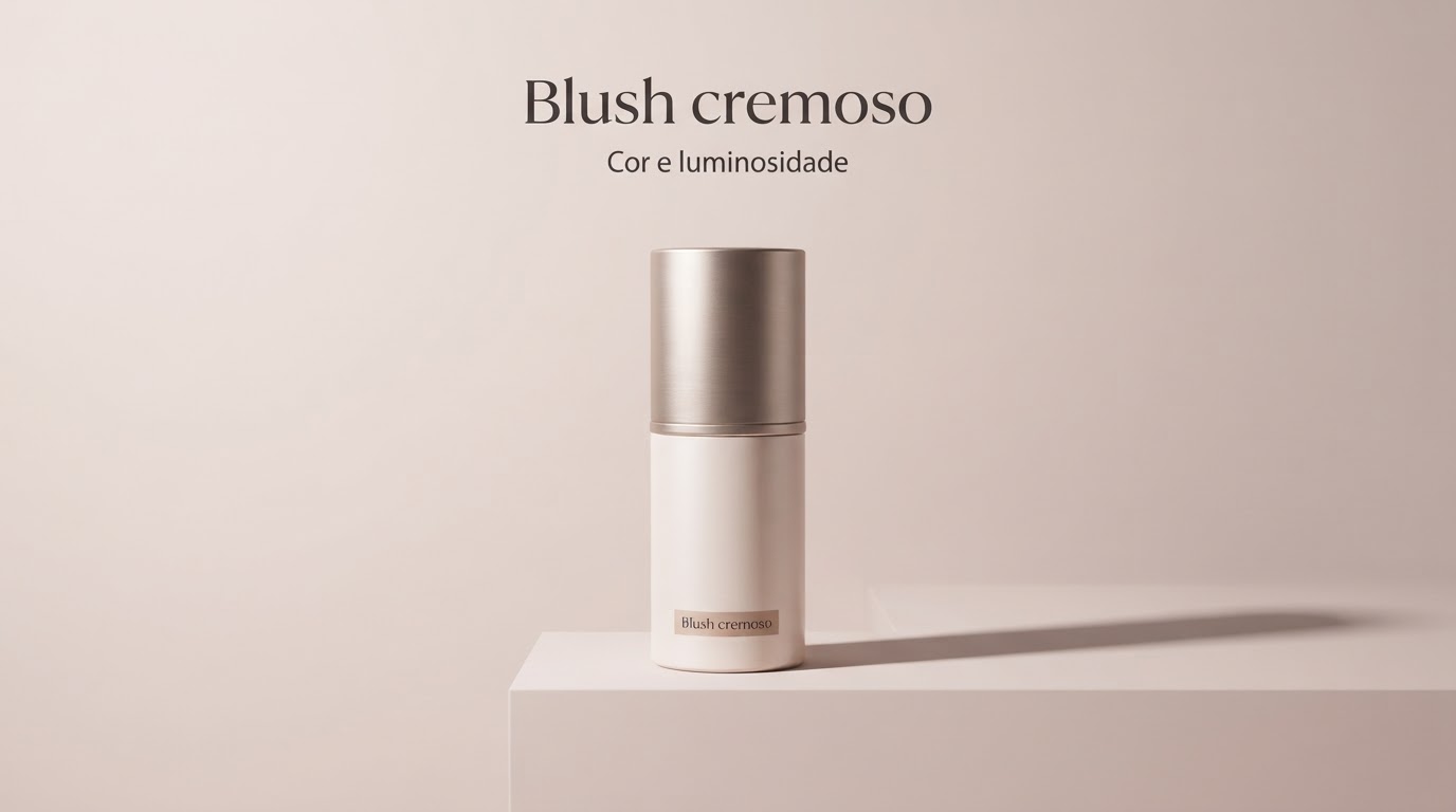 Blush cremoso, layout Clean