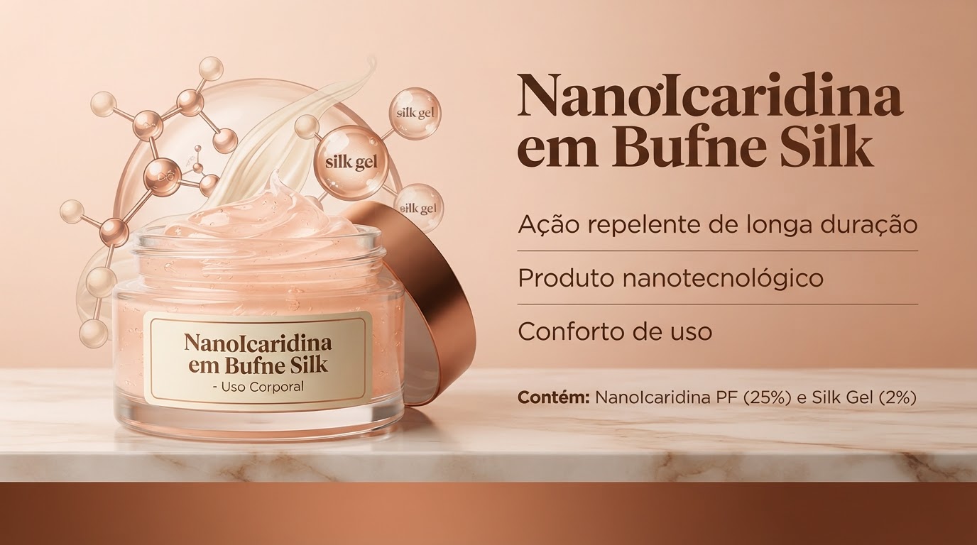 NanoIcaridina em Bufne Silk, layout Informações