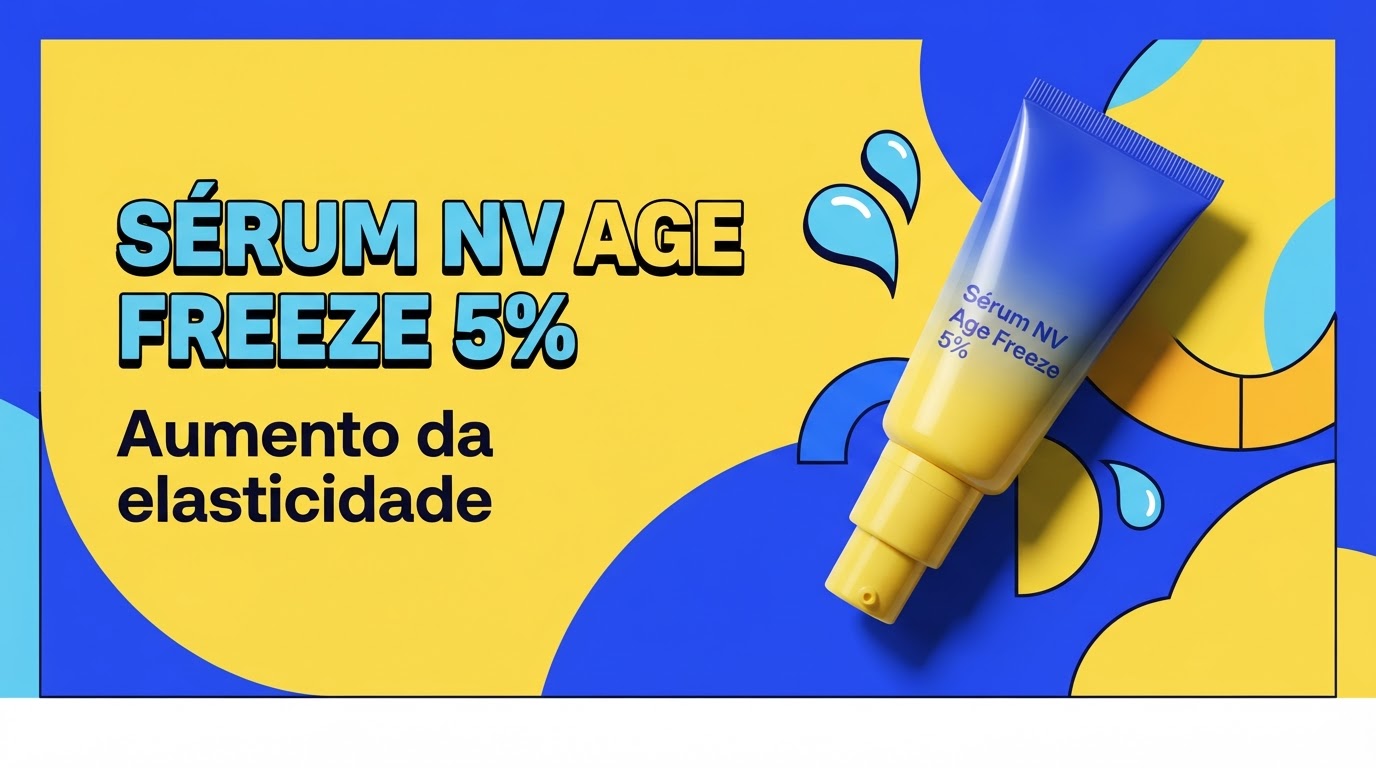 Sérum NV Age Freeze, layout Resumo