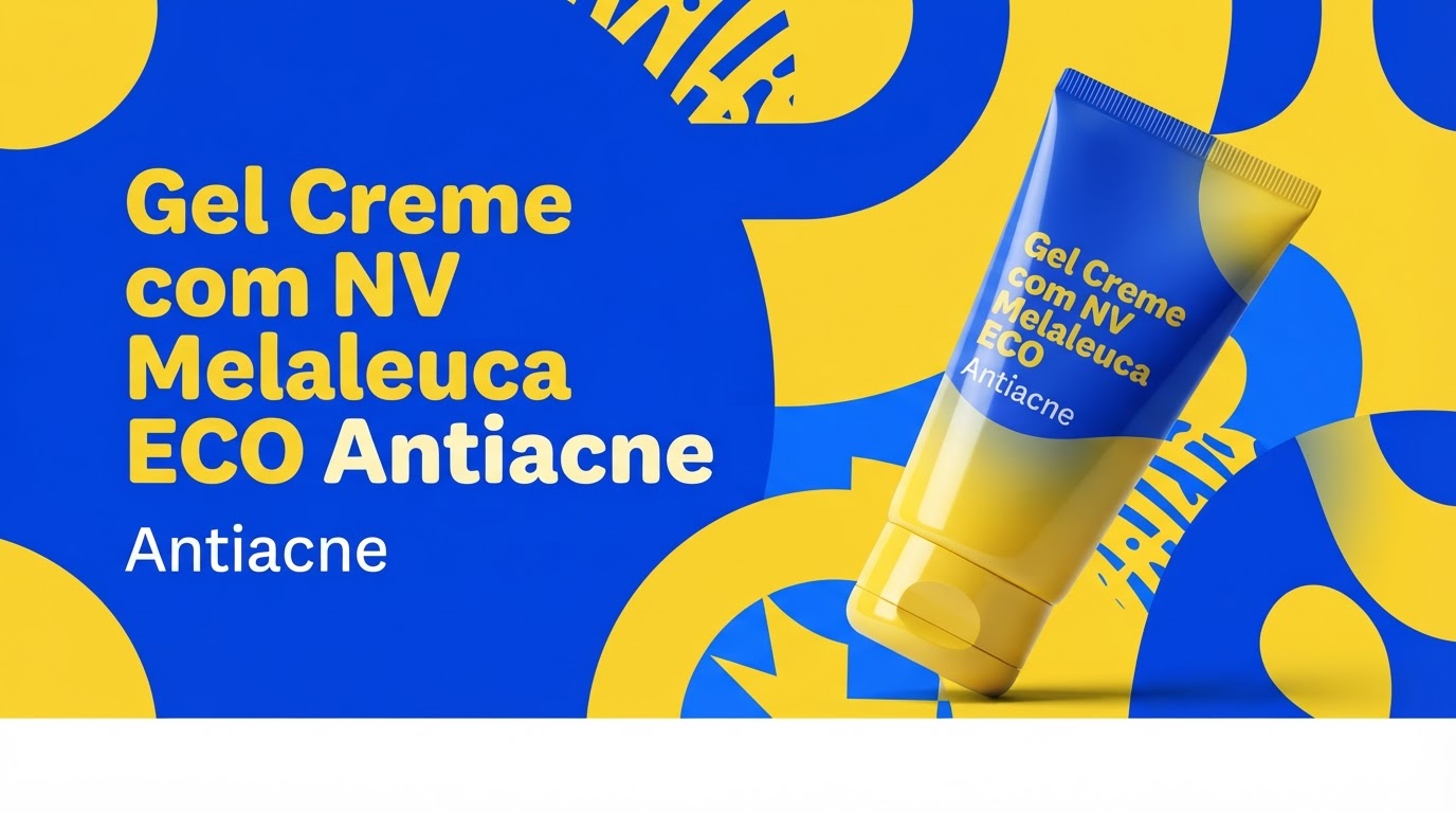 Gel Creme com NV Melaleuca ECO, layout Resumo