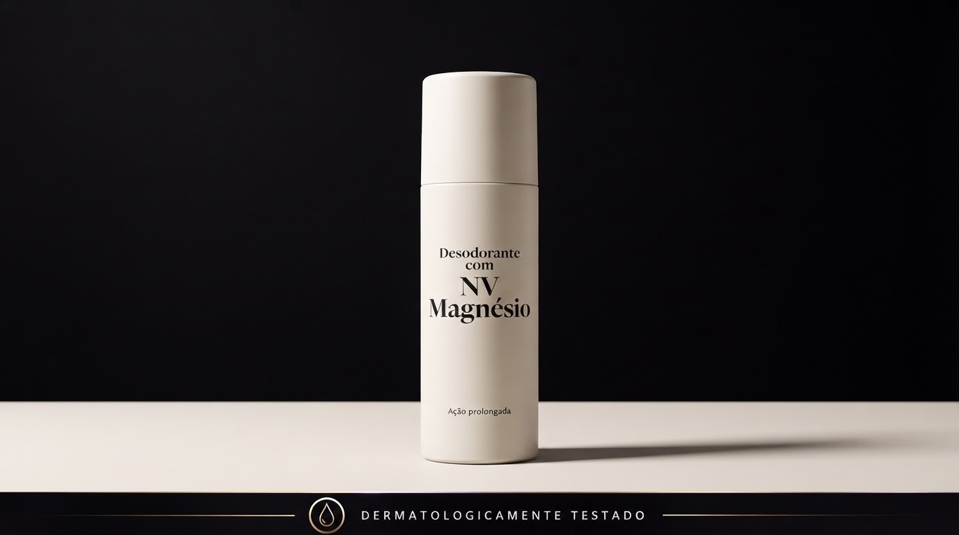 Desodorante com NV Magnésio, layout Clean