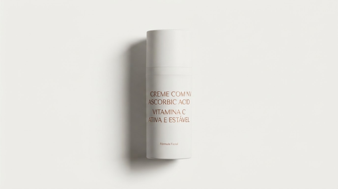 Creme com NV Ascorbic Acid, layout Clean