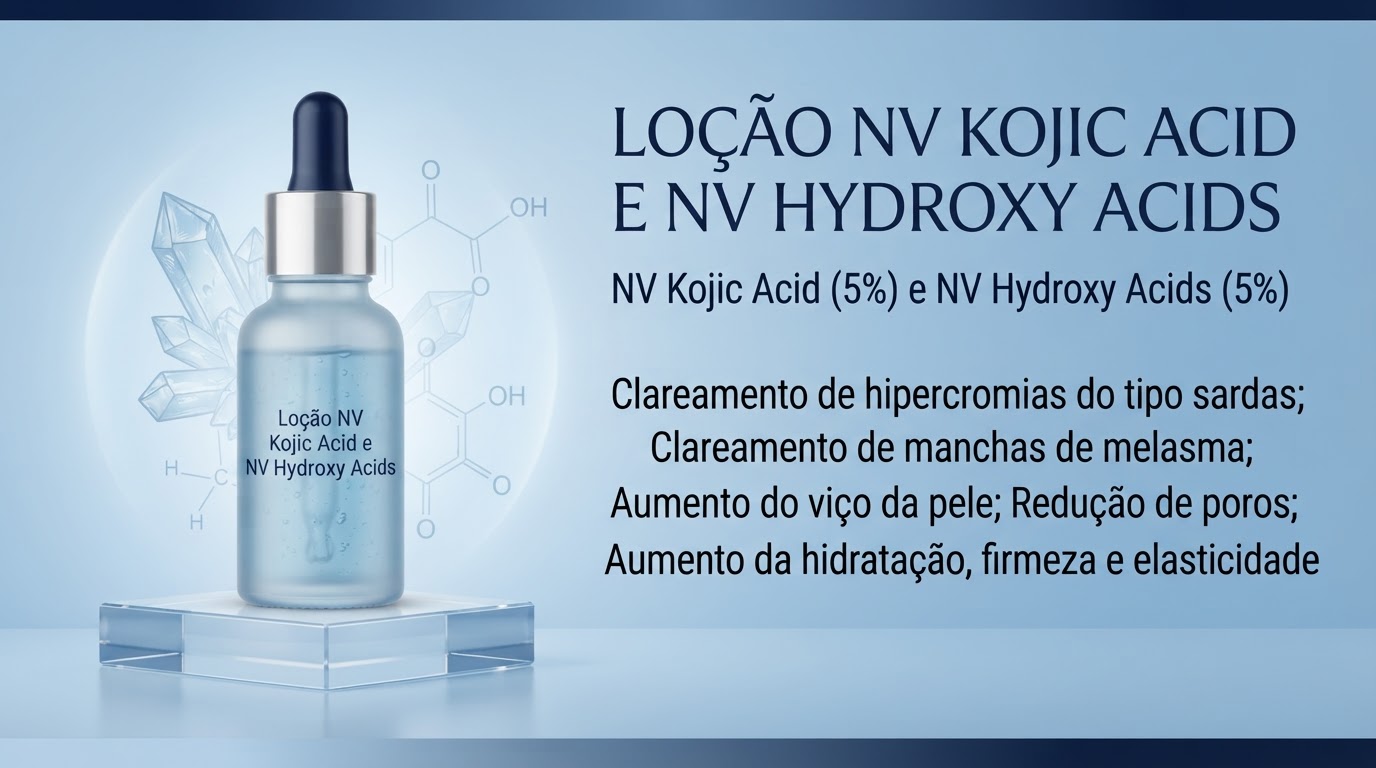 Loção NV Kojic Acid, layout Informações