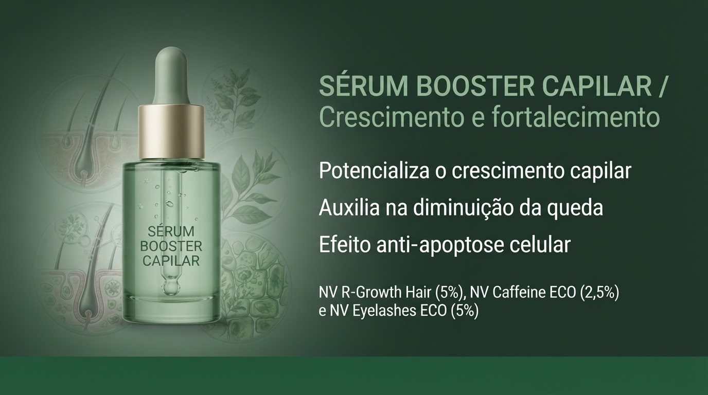 Sérum Booster Capilar, layout Informações