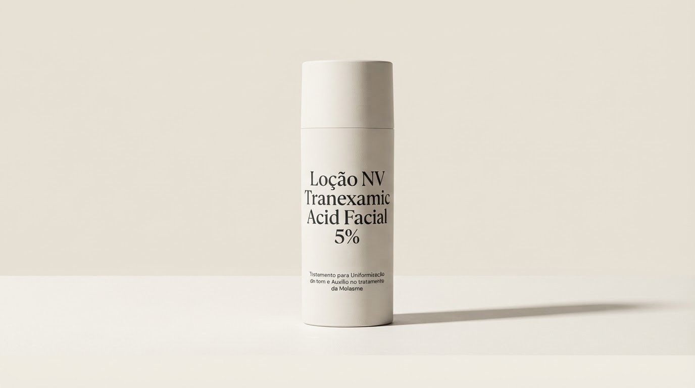 Loção NV Tranexamic Acid, layout Clean