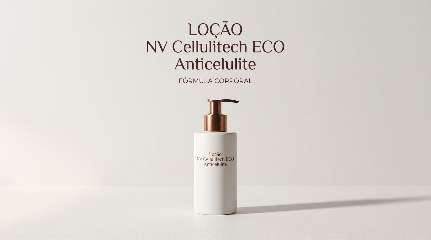 Loção NV Cellulitech ECO, layout Clean